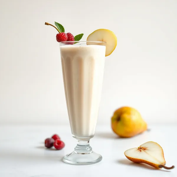 Smoothie de Pera e Iogurte Grego Pós-Treino