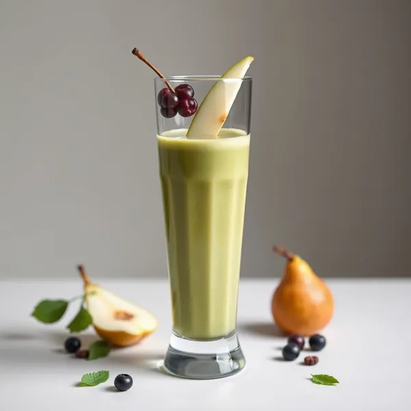 Post-Workout Pear Matcha Tea Smoothie
