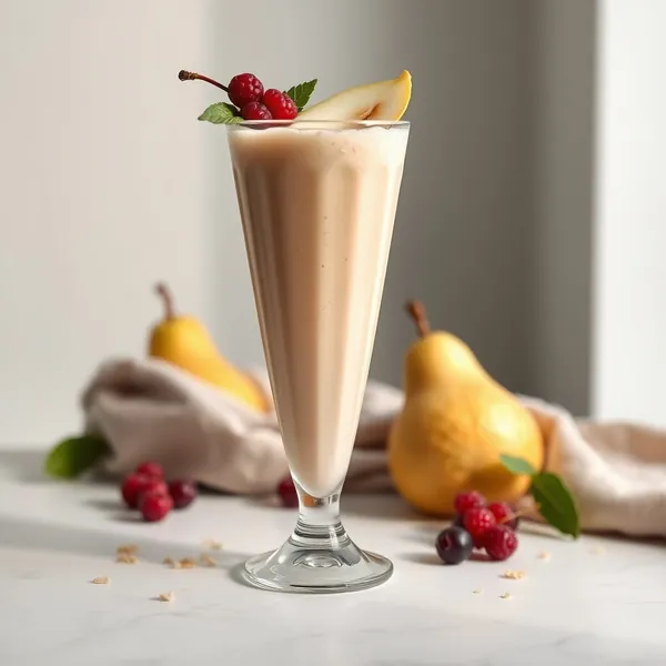 Birnen-Reis-Milch-Smoothie nach dem Training