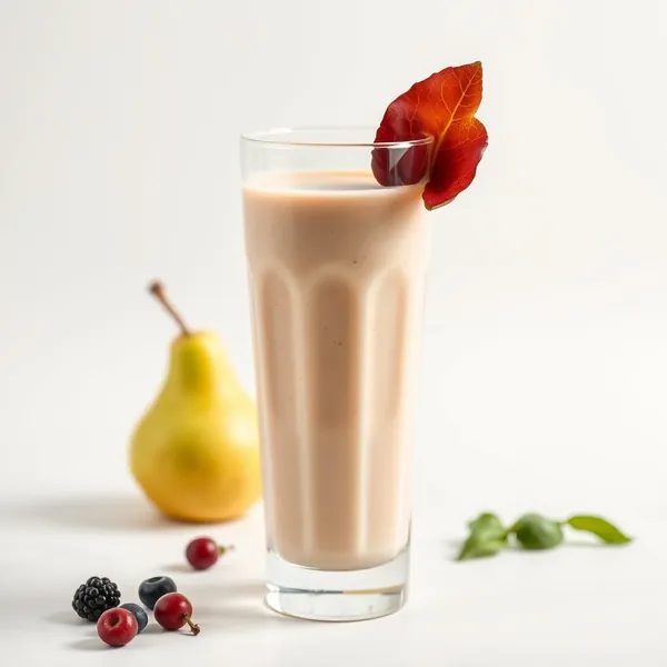 Smoothie de Pera e Leite de Soja Pós-Treino