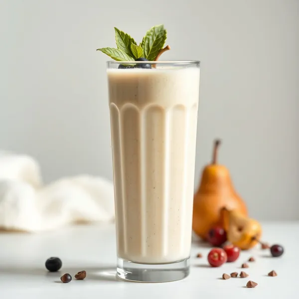 Post-Workout Pear Spelt Milk Smoothie