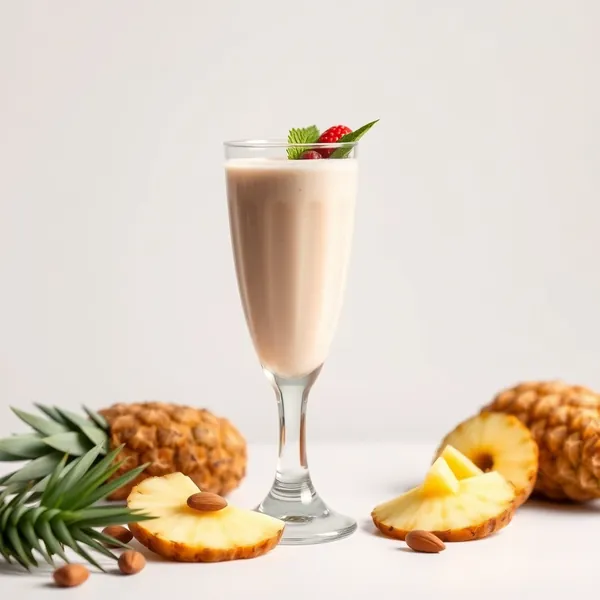 Post-Workout Pineapple Almond Milk Smoothie