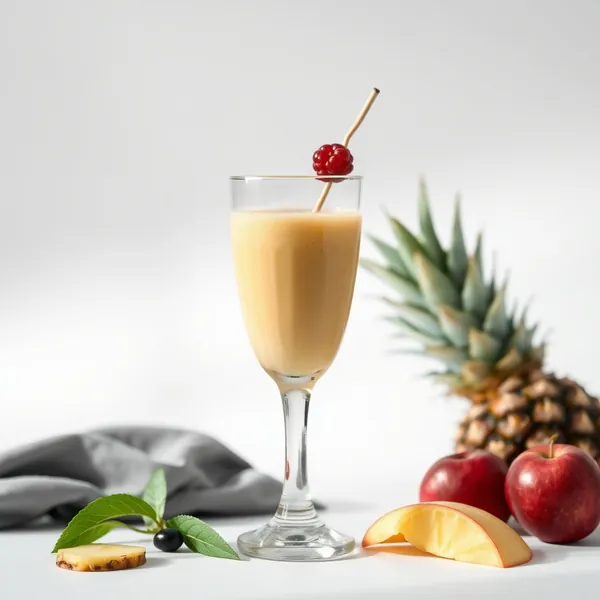 Post-Workout Pineapple Apple Juice Smoothie