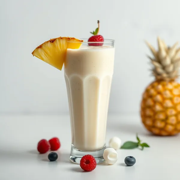 Ananas und Griechischer Joghurt Post-Workout Smoothie