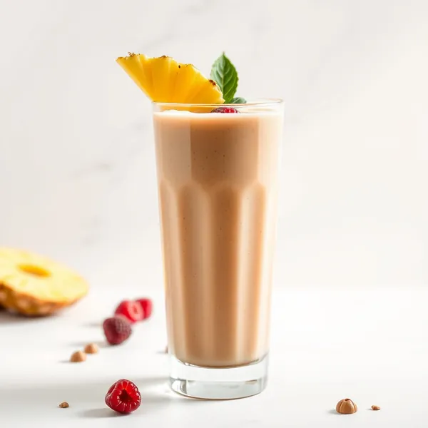 Post-Workout Pineapple Hazelnut Milk Smoothie