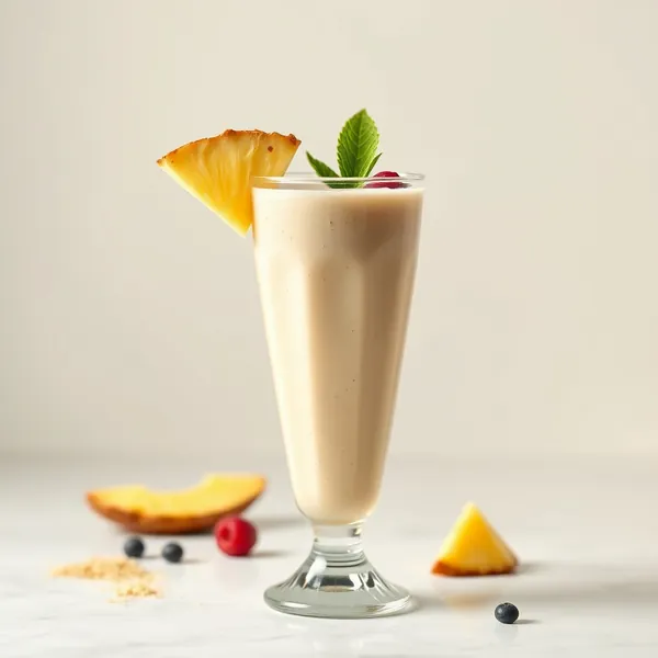 Post-Workout Pineapple Hemp Milk Smoothie
