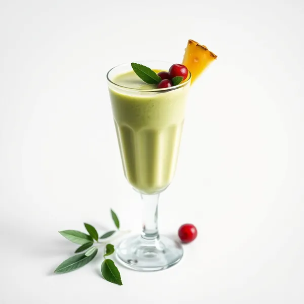 Post-Workout Pineapple Matcha Tea Smoothie