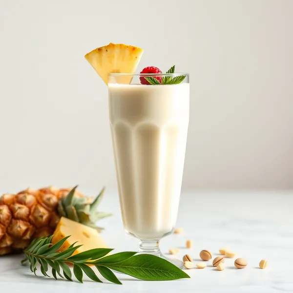 Post-Workout Pineapple Pistachio Milk Smoothie
