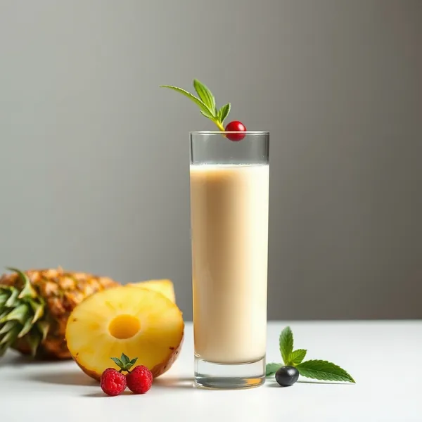 Ananas-Soja-Smoothie nach dem Training
