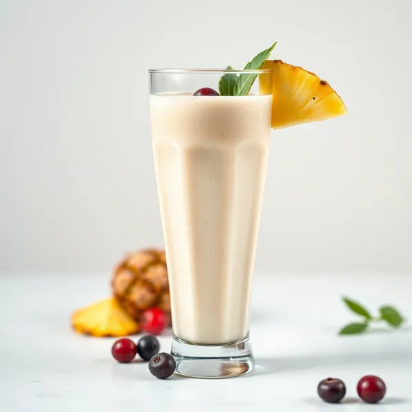Smoothie de Abacaxi e Leite de Espelta Pós-Treino