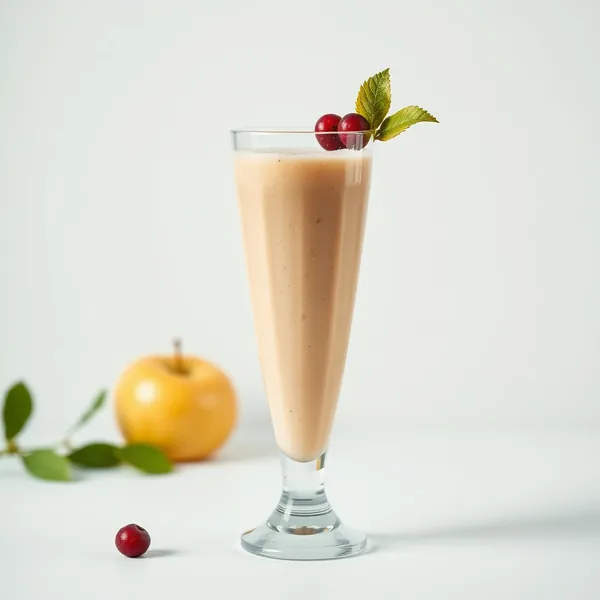 Post-Workout Protein Powder Apple Juice Smoothie