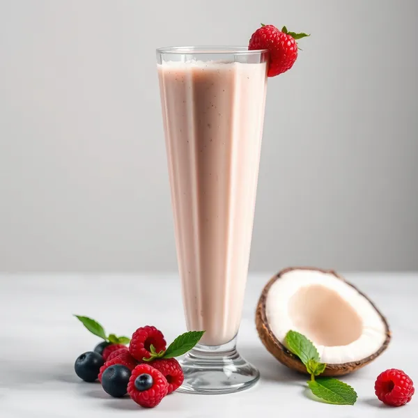 Post-Workout Protein Powder Coconut Water Smoothie