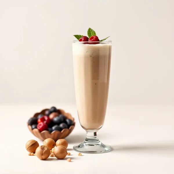 Post-Workout Protein Powder Hazelnut Milk Smoothie