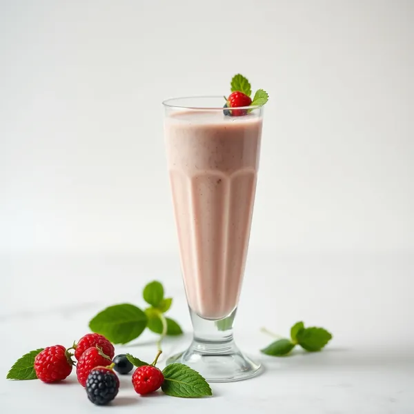 Batido de Leite de Arroz e Proteína Pós-Treino
