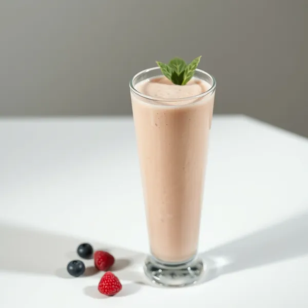 Batido de Leite de Espelta e Proteína Pós-Treino
