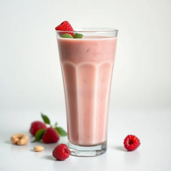 Post-Workout Raspberry Cashew Milk Smoothie