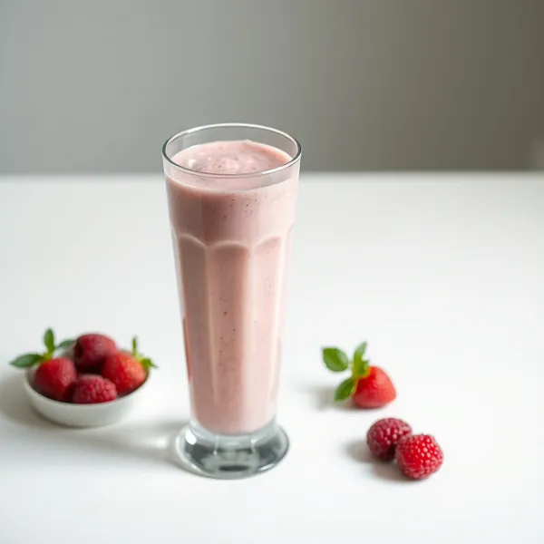 Post-Workout Raspberry Greek Yogurt Smoothie