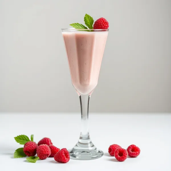 Smoothie de Framboesa e Leite de Ervilha Pós-Treino
