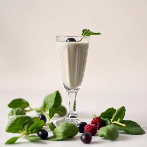 Post-Workout Spinach Greek Yogurt Smoothie