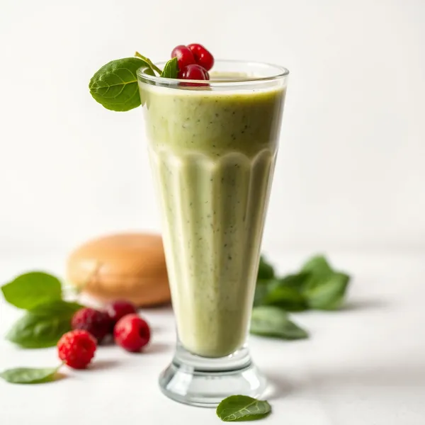 Post-Workout Spinach Rice Milk Smoothie