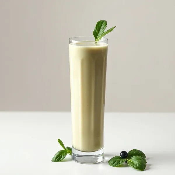 Post-Workout Spinach Soy Milk Smoothie