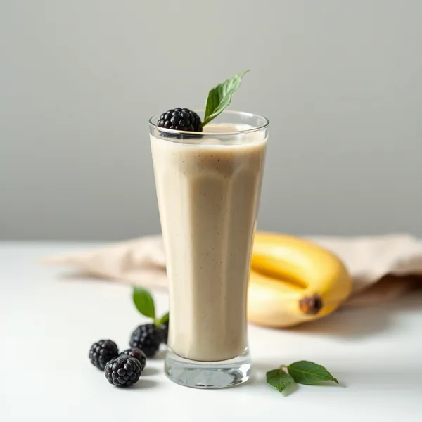 Smoothie de Leite de Espelta e Spirulina Pós-Treino