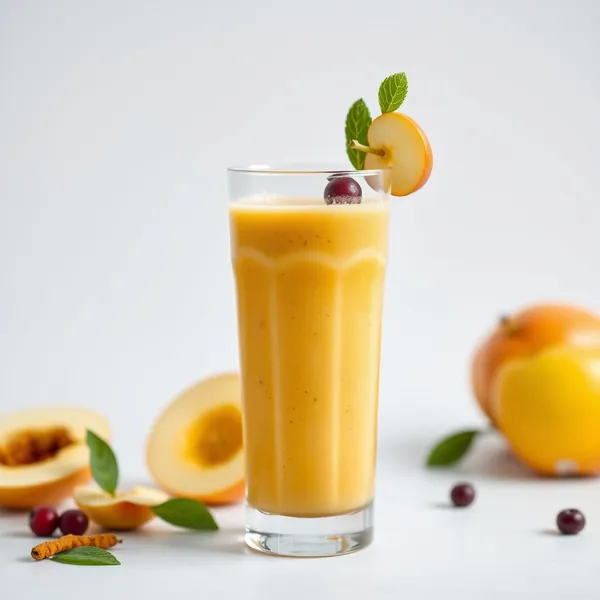 Smoothie de Maçã e Cúrcuma Pós-Treino