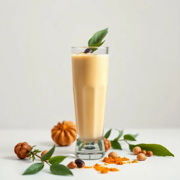 Post-Workout Turmeric Hazelnut Milk Smoothie