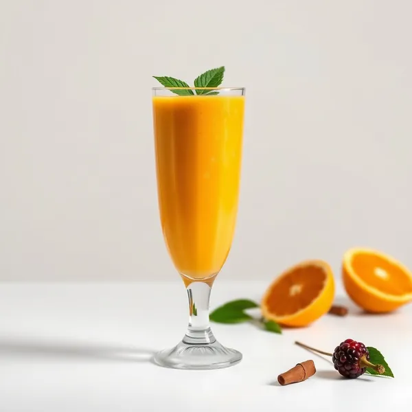 Smoothie de Laranja e Cúrcuma Pós-Treino
