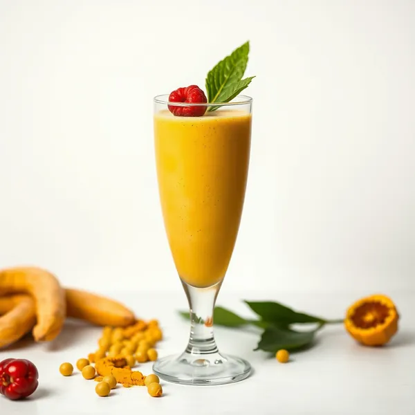 Post-Workout Turmeric Pea Milk Smoothie