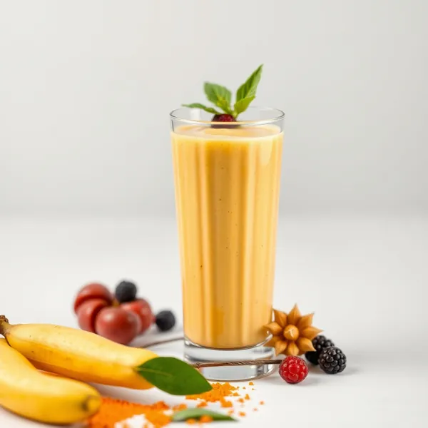 Post-Workout Turmeric Protein Shake Smoothie