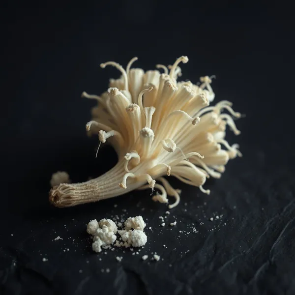 Seta Enoki en Polvo