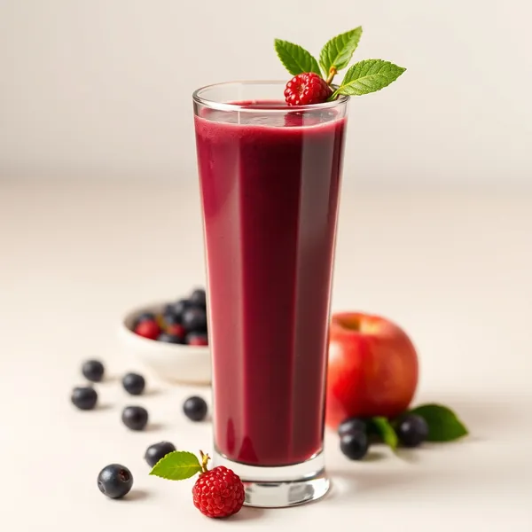 Smoothie Pré-Entraînement Açaï et Jus de Pomme