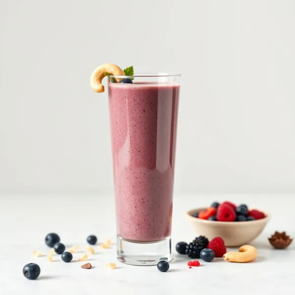 Pre-Workout Açaí Cashew Milch Smoothie