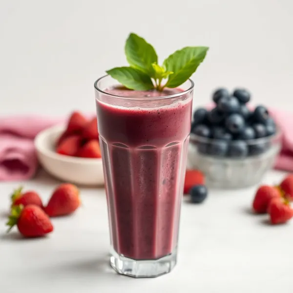 Smoothie Pré-Entraînement Açaï et Lait de Chanvre