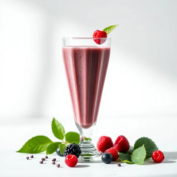 Pre-Workout Acai Rice Milk Smoothie