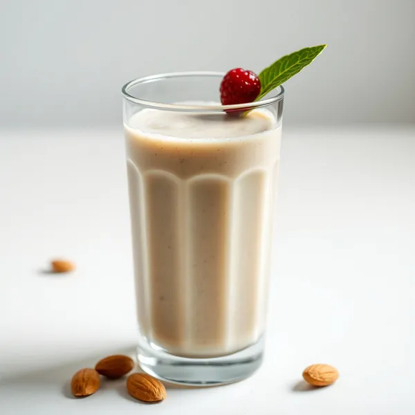 Smoothie de Manteiga de Amendoim e Leite de Coco Pré-Treino