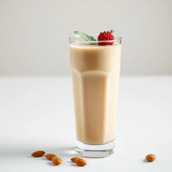 Batido de Mantequilla de Almendra y Leche de Almendra Pre-Entrenamiento