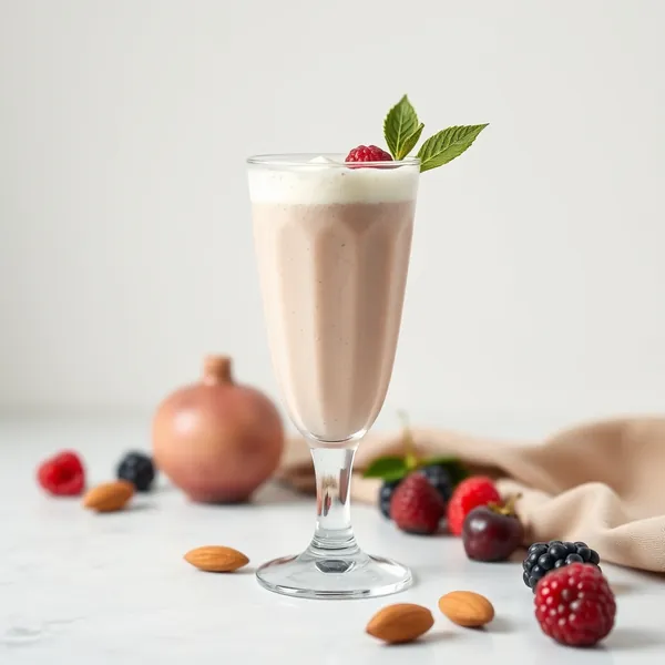 Smoothie de Manteiga de Amendoim e Iogurte Grego Pré-Treino