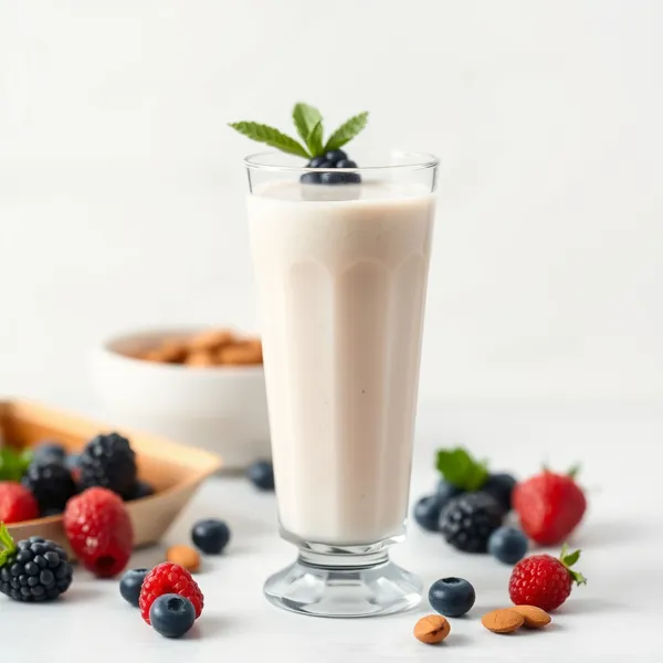 Smoothie al Burro di Mandorle e Kefir