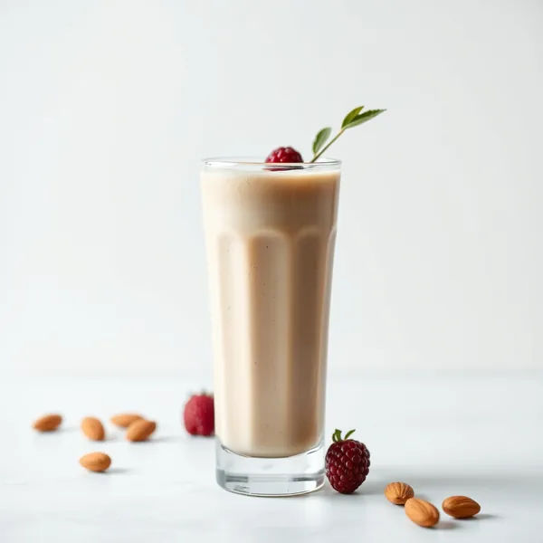 Pre-Workout Almond Butter Protein Shake Smoothie