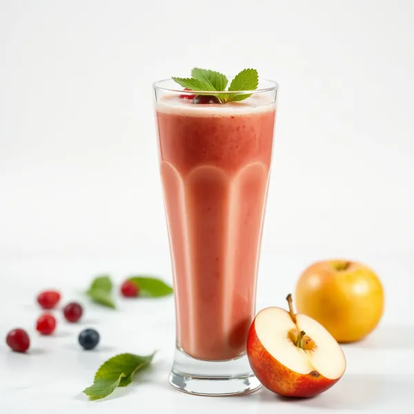 Smoothie de Pomme et Jus de Pomme Pré-Entraînement