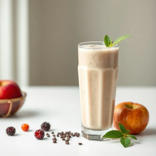 Smoothie Pré-Entraînement Pomme et Lait de Chanvre