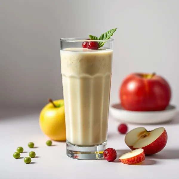 Pre-Workout Apple Pea Milk Smoothie