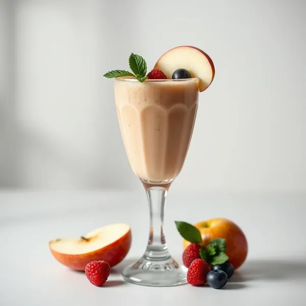 Apfel-Protein-Shake vor dem Training
