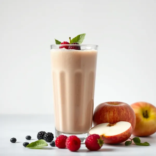 Smoothie de Pomme et Lait d'Épeautre Pré-Entraînement