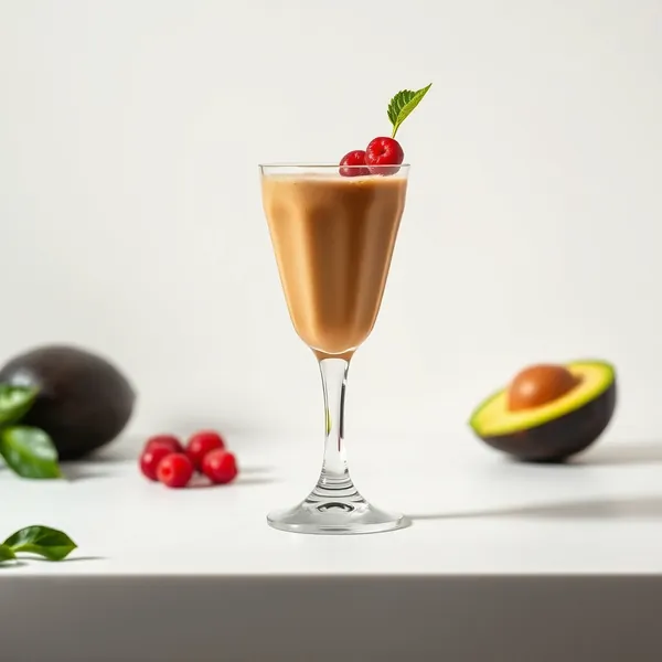 Avocado Cold Brew Kaffee Smoothie Pre-Workout