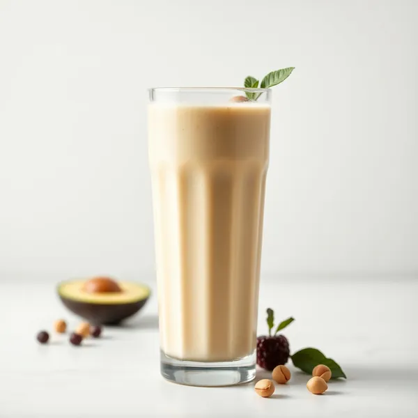 Pre-Workout Avocado Hazelnut Milk Smoothie