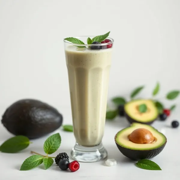 Pre-Workout Avocado Hemp Milk Smoothie