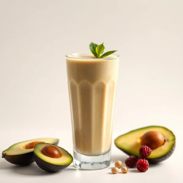 Frullato di Avocado e Latte di Macadamia Pre-Allenamento